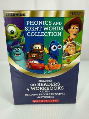Disney Learning Pixar Phonics Sight Words Collection Scholastic First Edition